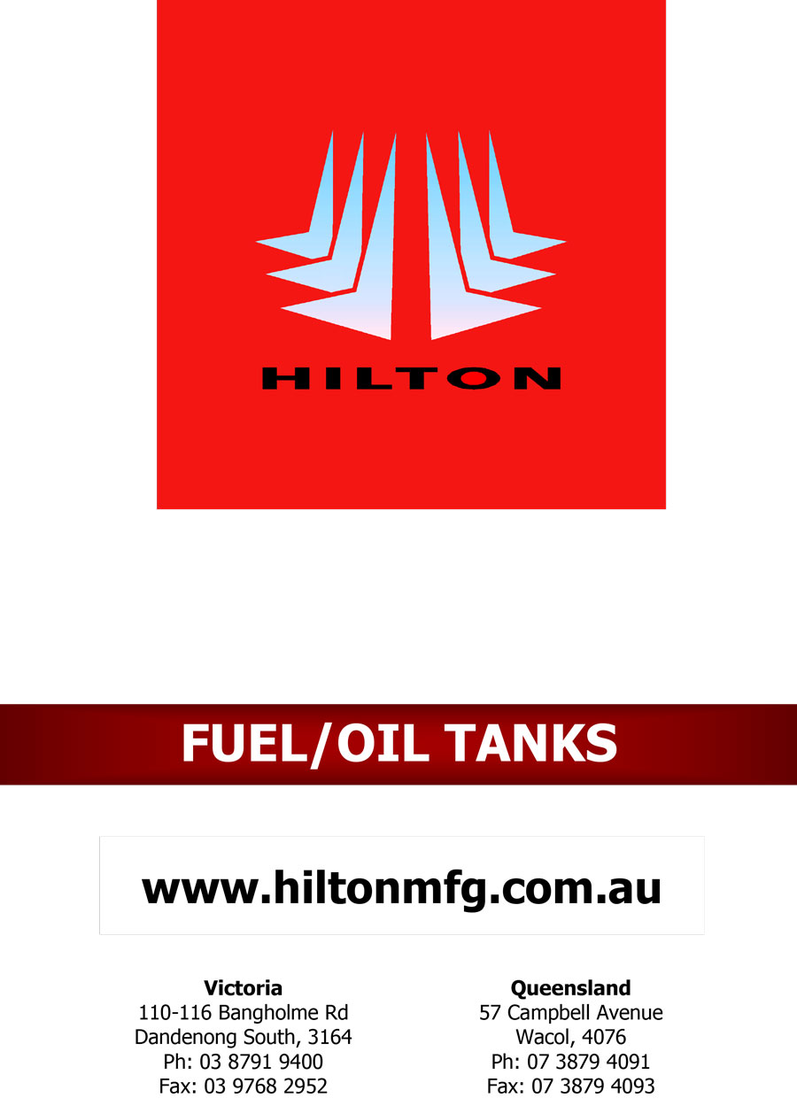Fuel/Oil Tanks Hilton Manufacturing